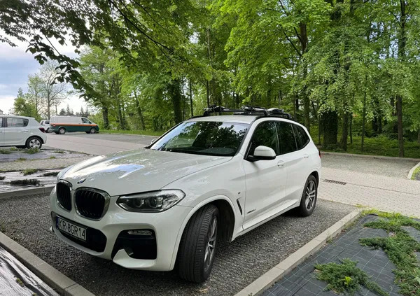bmw śląskie BMW X3 cena 116850 przebieg: 221000, rok produkcji 2017 z Kraków